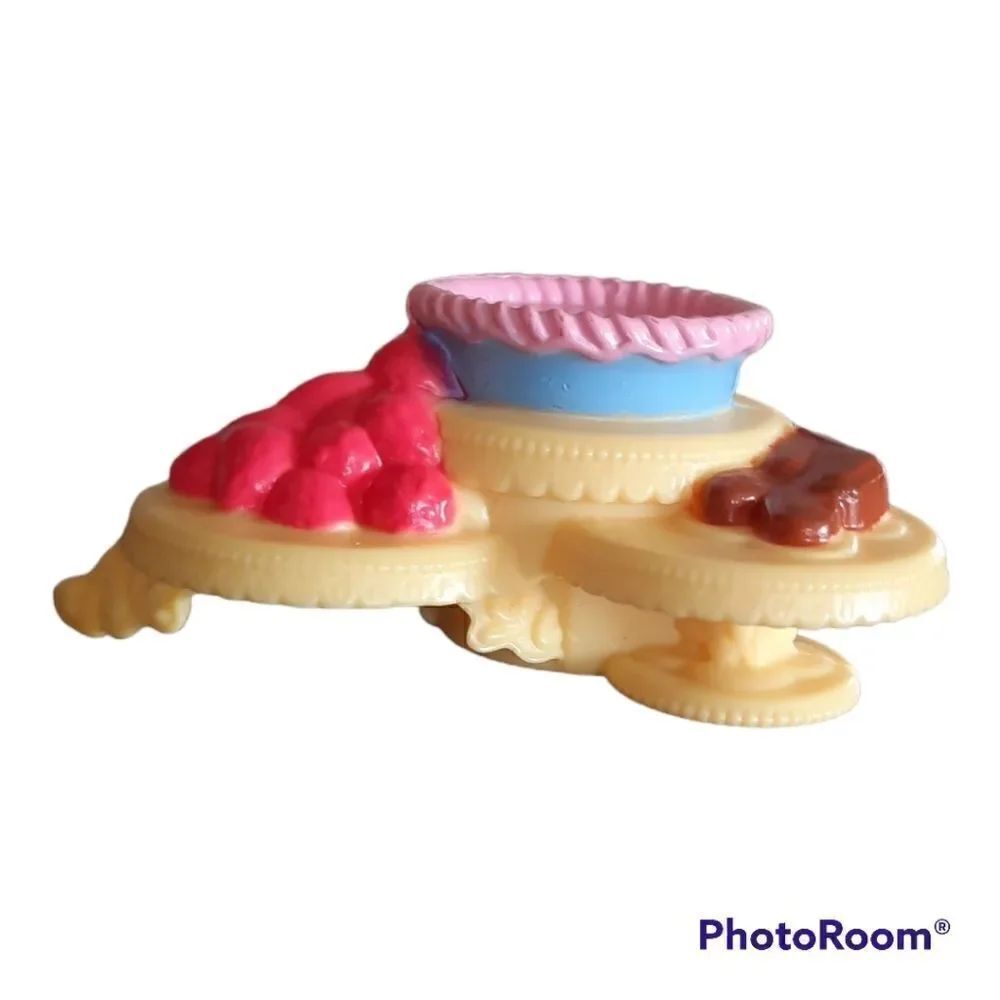 Fisher-Price Loving Family Dollhouse Desserts Food 3-Tier Cake Plates Sweets